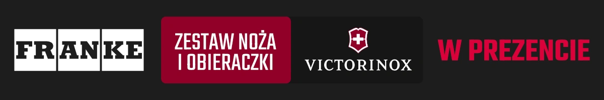 Do każdego zlewozmywaka granitowego FRANKE Zestaw noża i obieraczki Victorinox GRATIS