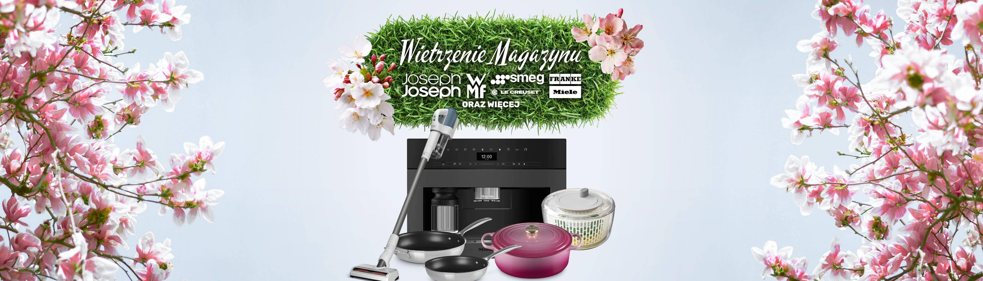 Wietrzenie magazynu - Joseph Joseph, WMF, SMEG, Le Creuset, Franke, Miele