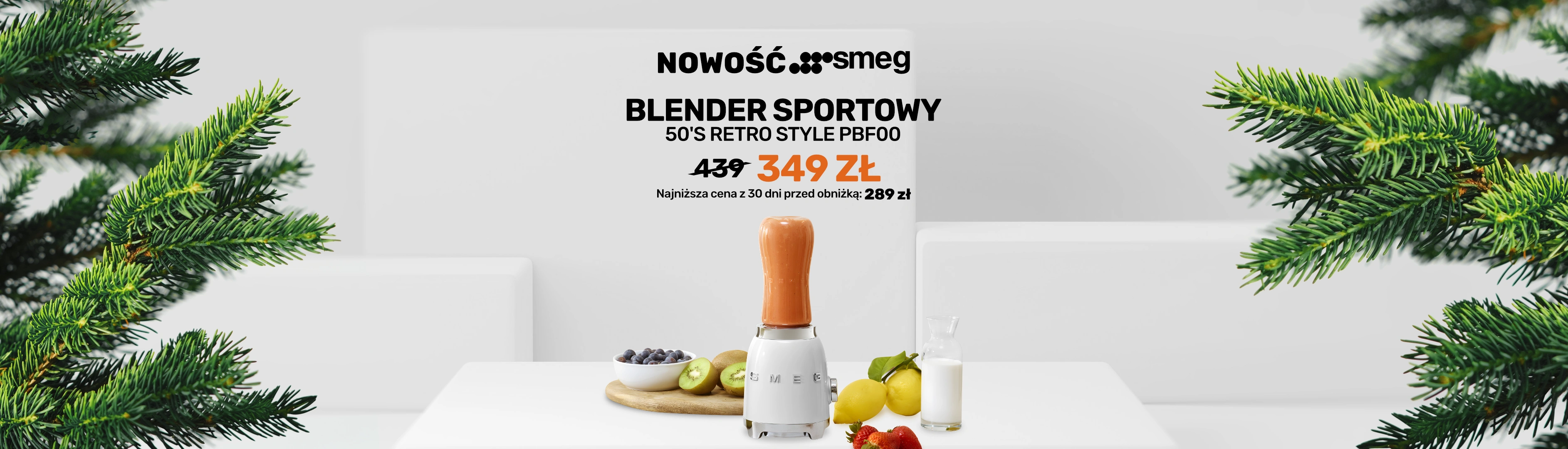 Nowość SMEG! Blender Sportowy PBF00 w niskiej cenie!