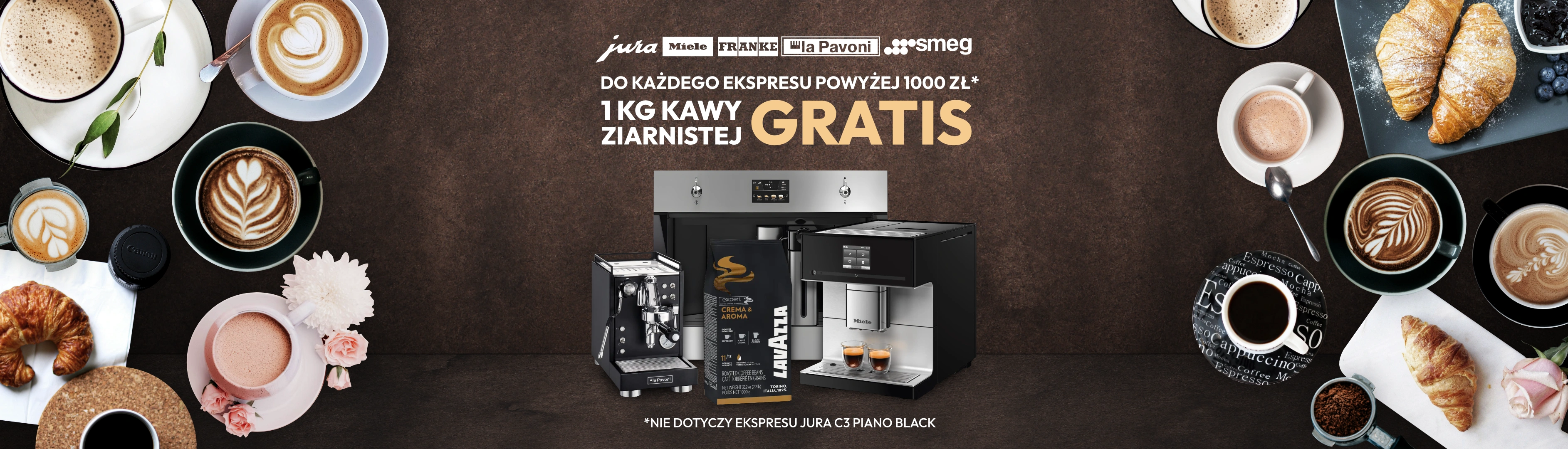 1 kg kawy Lavazza GRATIS do wybranych ekspresów!
