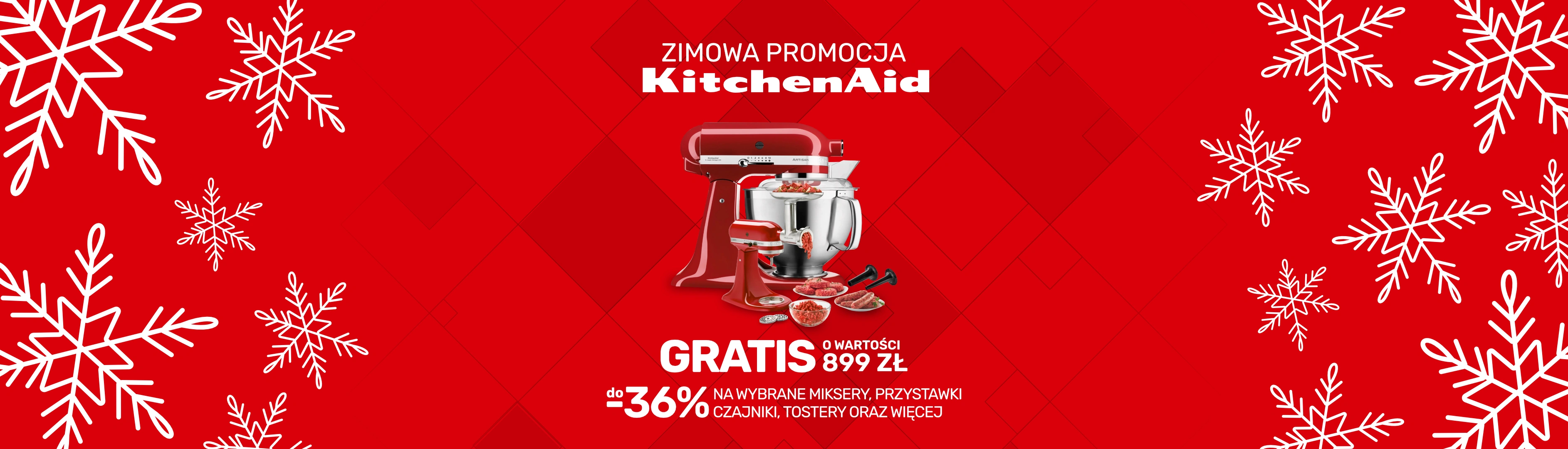 Zimowa Promocja KitchenAid - Do -36% na wybrane produkty i GRATIS o wartości 899zł