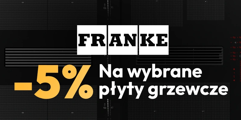 -5% na wybrane płyty grzewcze z kodem HOB + 5 lat gwarancji