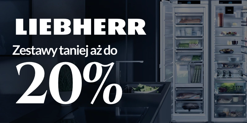 Zamrażarka i chłodziarka Liebherr w zestawie taniej aż do 20%