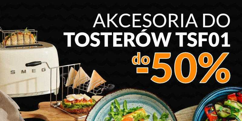 SMEG - Do -50% na akcesoria do tosterów TSF01