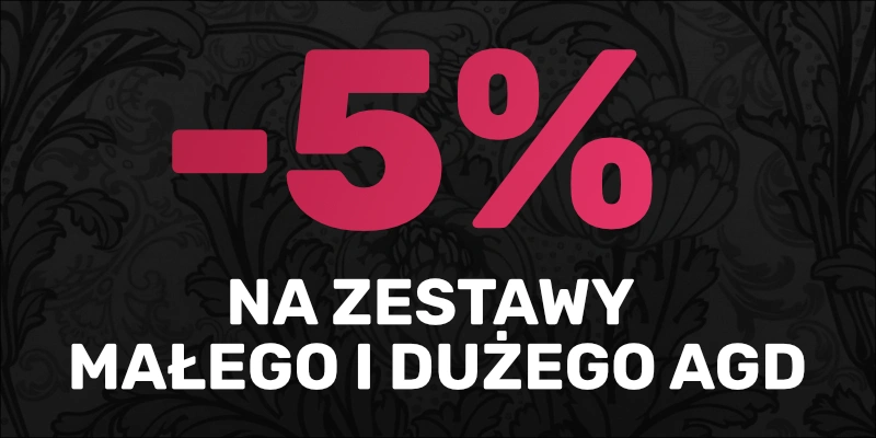 -5% na zestawy dużego i małego AGD SMEG! Skomponuj własny zestaw lub wybierz gotowy z małego agd.