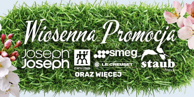 Wiosenna Promocja - Joseph Joseph, Zwilling, SMEG, Le Creuset, Staub