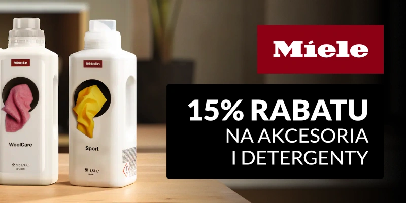 Rabat na akcesoria i detergenty Miele